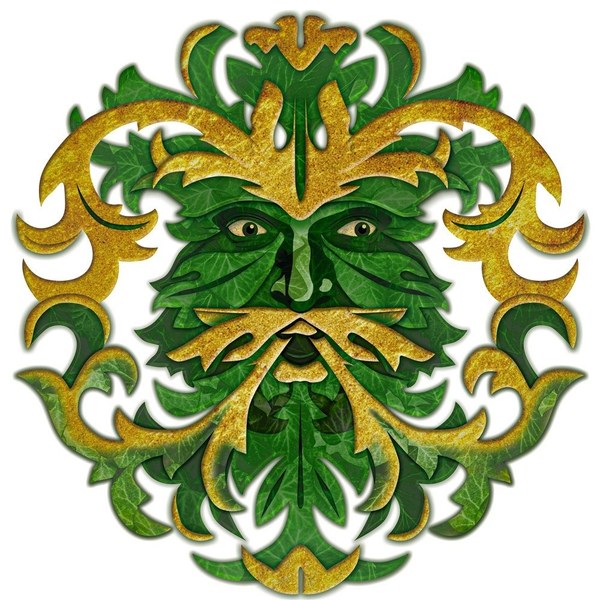 The Green Man crest